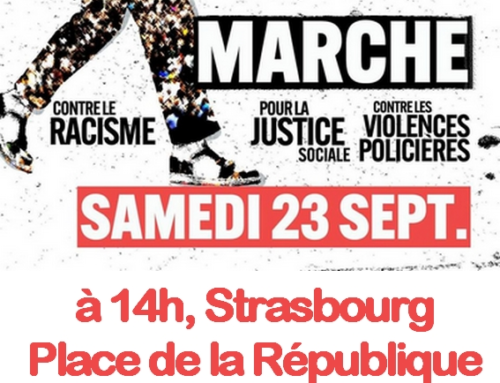 FSU67 présente! – Marche du 23 septembre, pour la fin du racisme systémique, des violences policières, pour la justice sociale et les libertés publiques