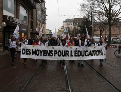 Grève du 1er février : 1 enseignant·e sur 3 en grève en Alsace !